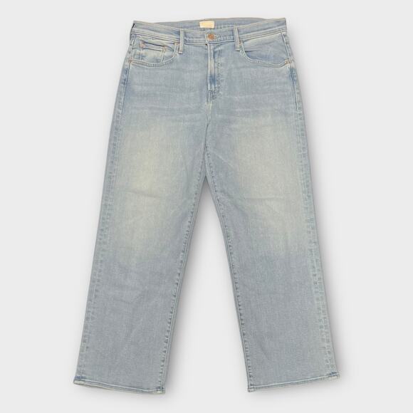 MOTHER The Mid Rise Rambler Zip Ankle in Balls in Your Court Size 33 - Picture 2 of 9